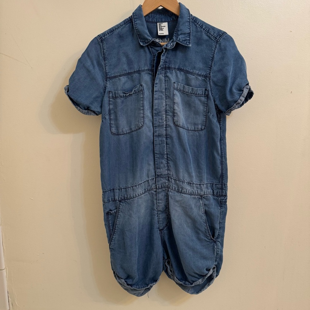 H&M Denim Chambray Romper